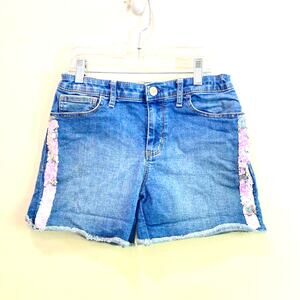 Gap Blue Denim sequin Detail Shorts Youth 16
